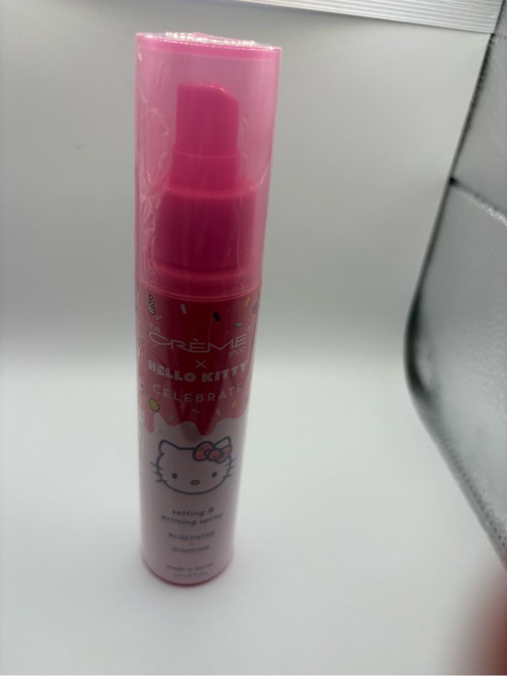 The Crème Shop x Hello Kitty Rosewater Setting & Priming Spray - Pink